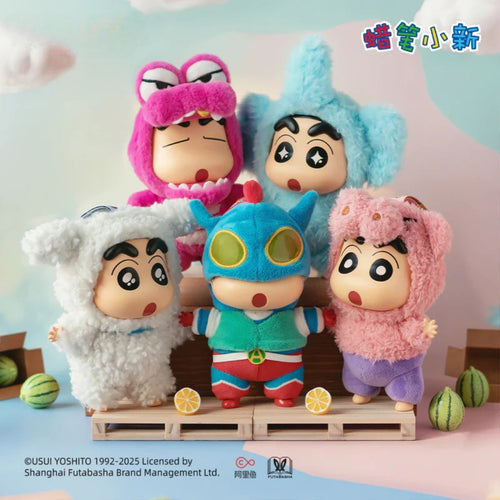 Shin-Chan Dress Up Party Series Vinyl Plush Keychains Gift Blind Box