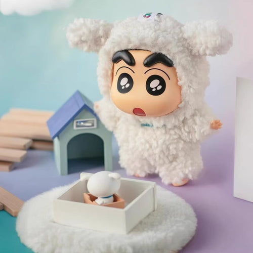 Shin-Chan Dress Up Party Series Vinyl Plush Keychains Gift Blind Box