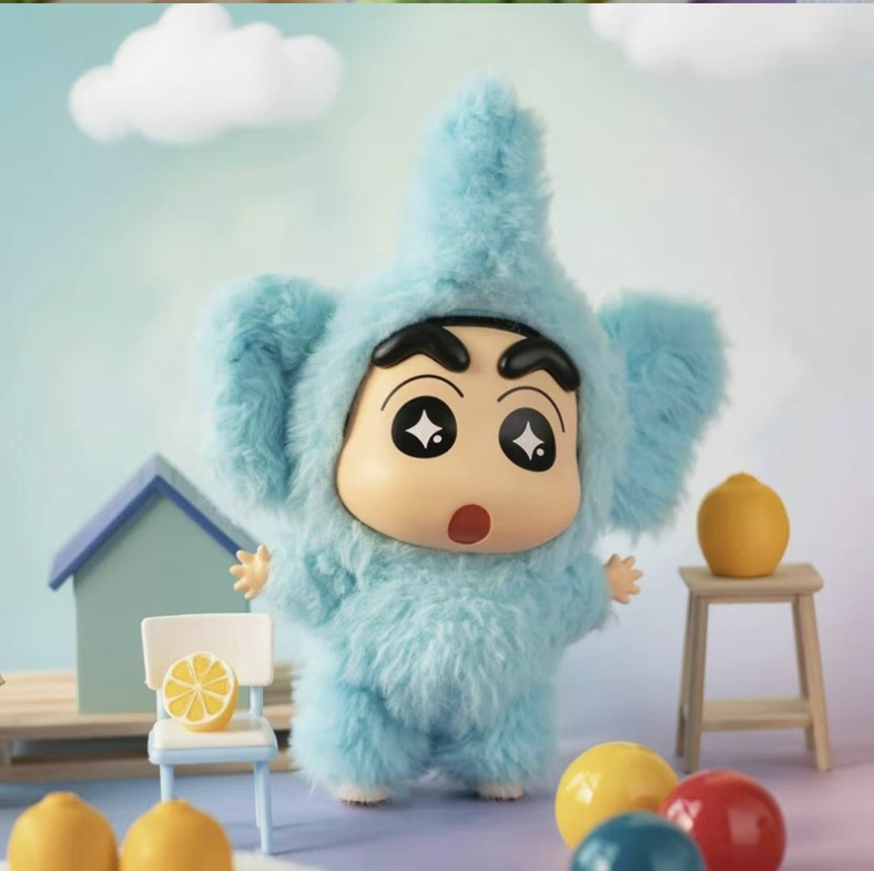 Shin-Chan Dress Up Party Series Vinyl Plush Keychains Gift Blind Box